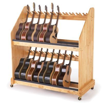 Aufbewahrungs- Transportwagen von bis zu 20 akustische Gitarren